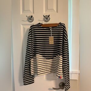 Madewell x Kule striped long sleeve NWT size small